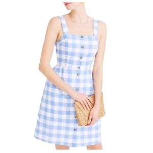 J. CREW Button Front Dress in linen cotton
